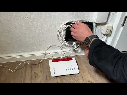 Fritz box Fiber an Glasfasernetz anschließen & in Betrieb nehmen - Glasfaser Router Erstinstallation