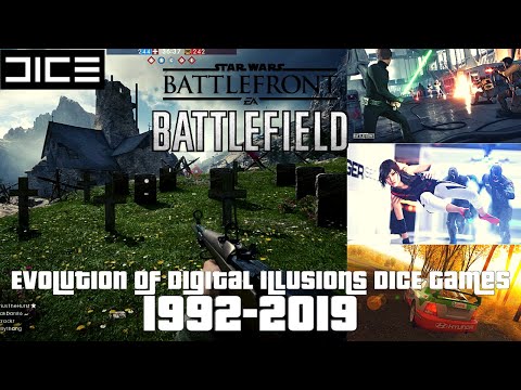 Evolution of Digital Illusions DICE Games 1992-2019