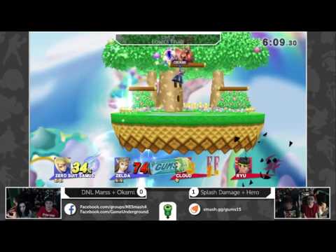 GUMS 15 Doubles (Loser's Finals) - SplashDamage + Hero vs DNL Marss + Okami
