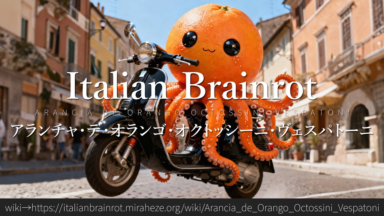 30秒でわかるブレインロット「アランチャ・デ・オランゴ・オクトッシーニ・ヴェスパトーニ」