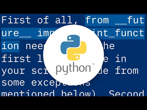 Python Why Does Using From __future__ Import Print_function Breaks Python2 Style Print