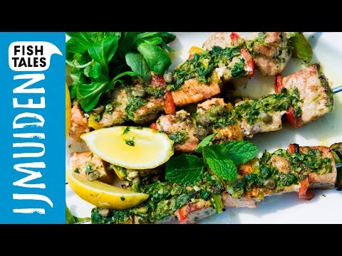 TUNA, SALMON & SWORDFISH Fish Skewers | Bart's Fish Tales