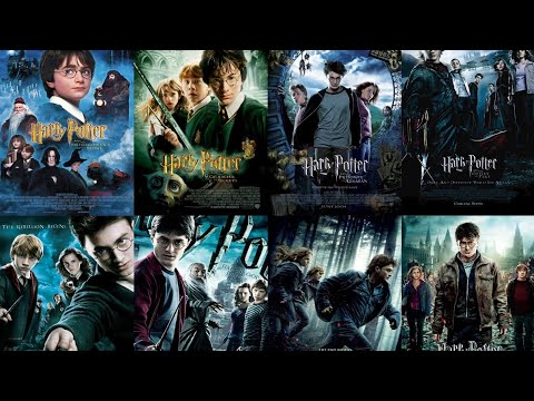 The Harry Potter movies collection,. 8 Film collection on Dvd