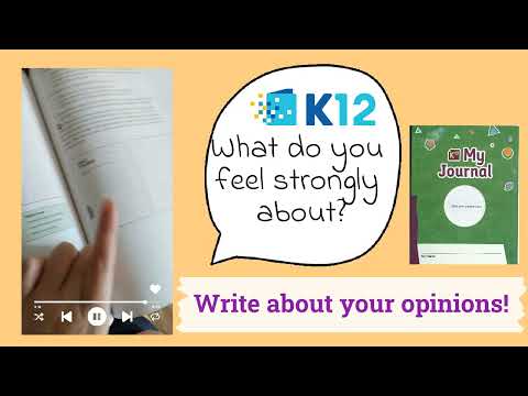 Opinion Writing: What Do You Feel Strongly About? K12 1st Grade Lesson My Journal Assignment