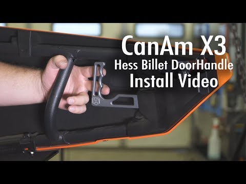 Hess CanAm X3 Billet Door Handles [INSTALL]