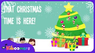 Christmas Time Is Here | Kids Christmas Songs | Lyrics | Preschool Songs