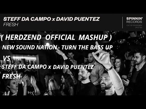 Steff Da Campo x David Puentez - Fresh  VS  New Sound Nation - Turn The Bass Up  ( Herdzend Mashup )