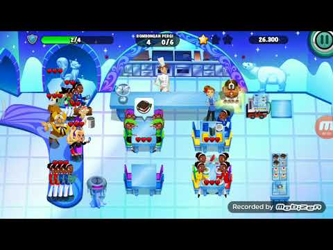 Diner dash level 198 Bintang 3 - GRILL 'N' CHILL