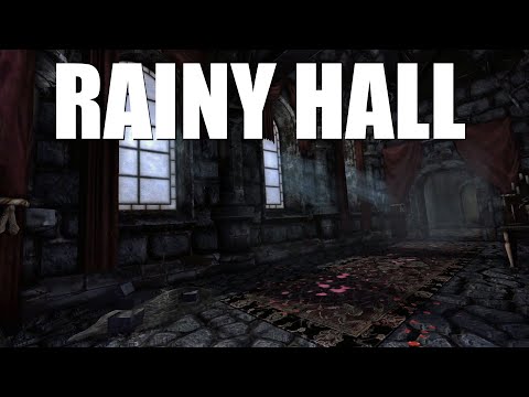 3 Hours of "Rainy Hall" Ambience  - Amnesia The Dark Descent (No Music)