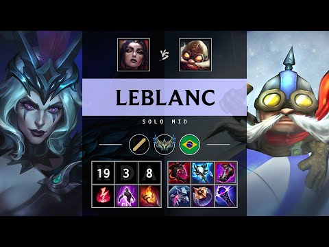LeBlanc Mid vs Corki - BR Challenger Patch 25.10