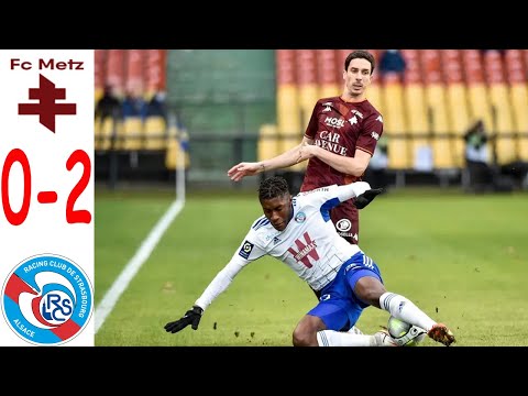 Metz VS Strasbourg 0-2 Extended Highlights & All Goals 2021 || Ajorque || Jean-Eudes Aholou goal's