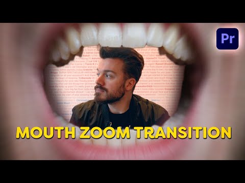 ZOOM Through Mouth TRANSITION (Premiere Pro Tutorial)