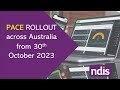 NDIA -PACE Roll out from October 31st