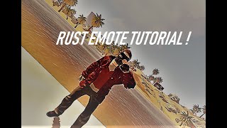 RUST HOW TO USE EMOTE ( Gesture tutorial ) !