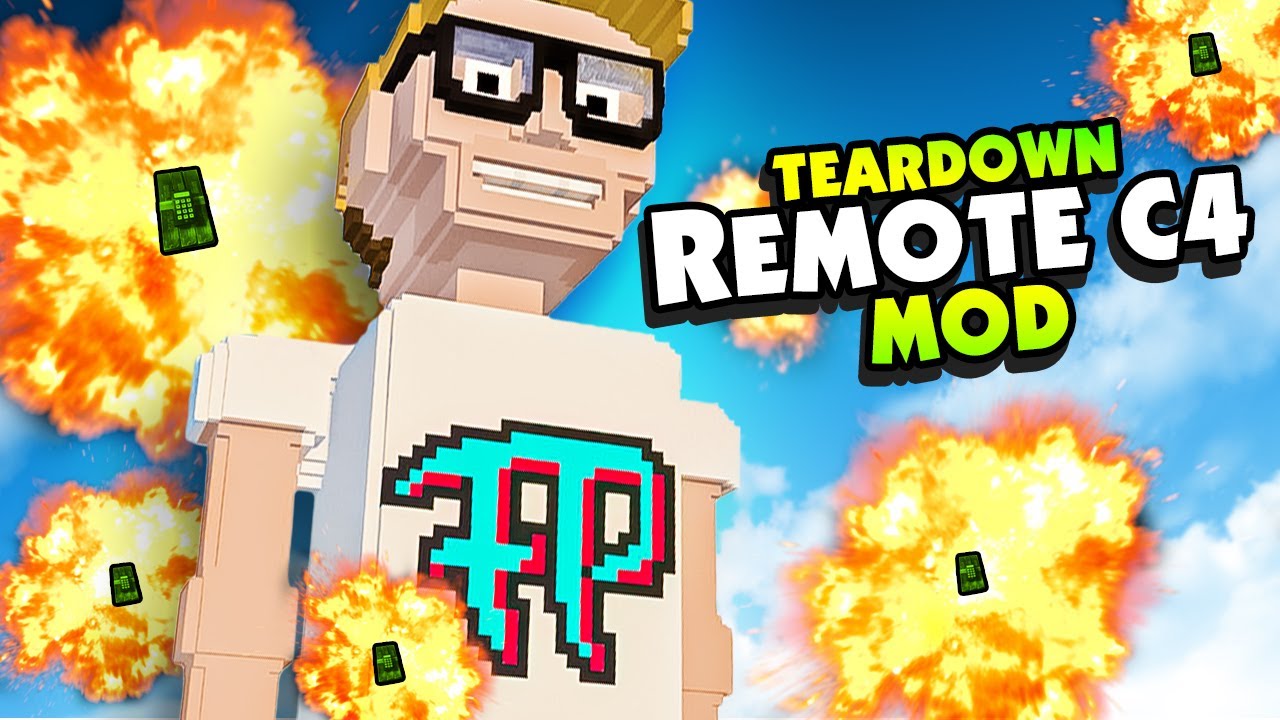 Fully Destroying FYNNPIRE With REMOTE C4 Mod - Teardown Mods