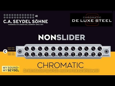 Seydel Non-Slider Chromatic Deluxe Steel, Key of G. New with Full Warranty! image 9