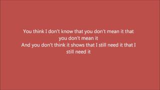 Hush-Emily Osment ft. Josh Ramsay lyrics