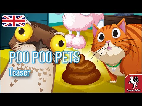 Poo Poo Pets, English/German Edition, Pegasus Spiele, 18338G