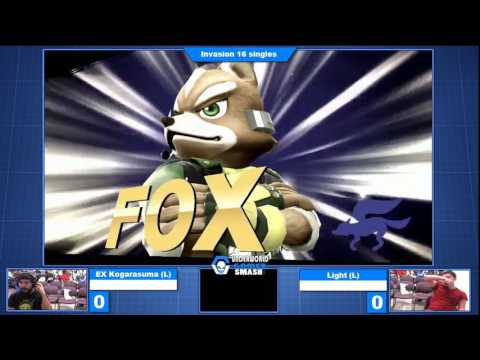 Invasion 16 - Grand Finals: Light (Fox/ZSS) vs Eanix Kogarasuma (Lucina/Marth/Luigi/Cloud/ZSS)