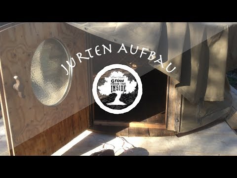 Schnellster Jurtenaufbau Jurte - Aufbau - Portugal - Selbstversorger