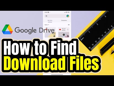 How to Find Downloaded File From Google Drive | Drive Downloaded Files