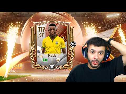 ABRI OS PACKS DO PELÉ LENDÁRIO E TIVE MUITA SORTE NO FC MOBILE! 😱🇧🇷