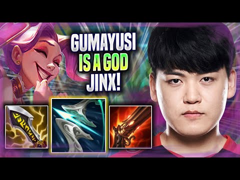GUMAYUSI IS A GOD WITH JINX! - T1 Gumayusi Plays Jinx ADC vs Ezreal! | Season 2022