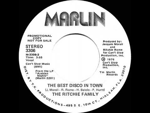 1976 Ritchie Family - The Best Disco In Town (stereo radio promo 45--extended version)