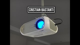 Montando proyector en el techo // Unboxing and mount inexpensive projector