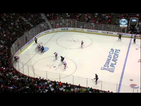 Jimmy Howard knocks net off. Zetterberg dive May 12 2013 Detroit Red Wings vs Anaheim Ducks NHL
