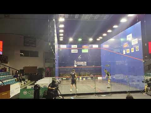 S.Ep11 Asian Team Squash 2021. Match pt.  Saurav v Eain Yow. Malaysia v India. Finals.