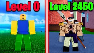 Going From Level 1 Noob To Whitebeard In One Video [Blox Fruits]...