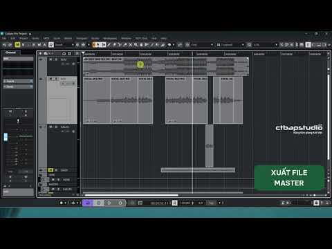 Lesson 20.1: Cubase - Instructions for exporting a complete song file