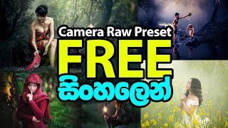 Camera Raw Presets free Photoshop tutorial sinhala