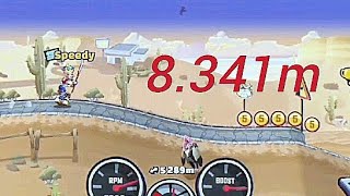 Monowheel in desert valley - 8.341m  (second in Greece)