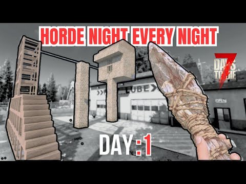 A NEW BEGINNING Horde Night Every Night Console Edition 1.0 #ps5 #7daystodie #survival