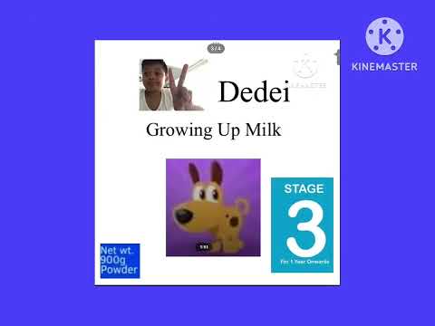 Dedei Growing Up Milk For 1 Year Onwards New Look TVC 2005