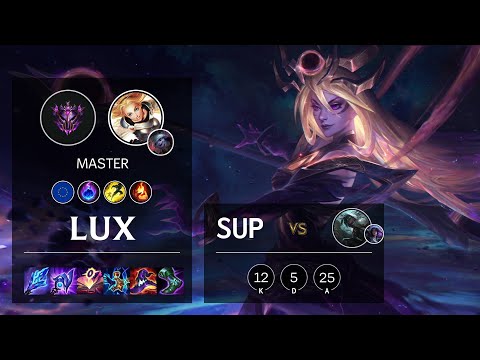 Lux Support vs Senna - EUW Master Patch 11.11