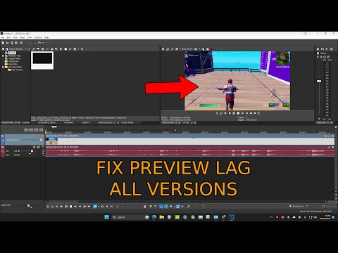 Fix Preview Lag in ALL Sony Vegas Versions | How To