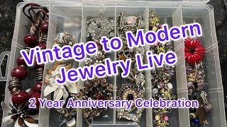 Vintage to Modern Jewelry 2 Year Anniversary Celebration #jewelry #vintage #live #treasure #auction
