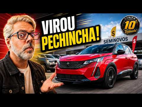 QUEDA NAS VENDAS E AVANÇO CHINÊS! O reset dos seminovos acima de R$ 100 mil e 10 ótimas opções