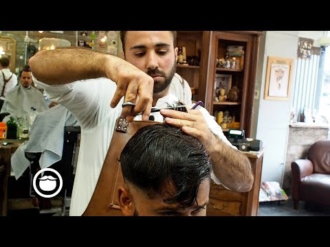 High and Tight Skin Fade Haircut at the Barbershop Video