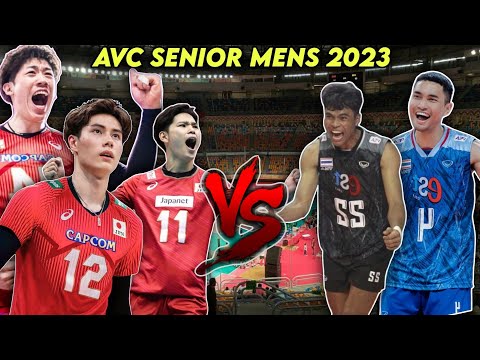 JAPAN 🇯🇵 VS 🇹🇭 THAILAND | AVC CHAMPIONSHIP 2023 | NISHIDA, RAN TAKAHASI, ISIKHAWA VS P.ANUT, ANURAC