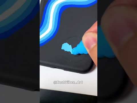 Custom Phone Case using Posca Markers! Satisfying (Shorts)