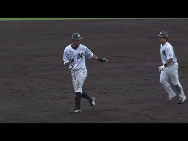 【ファーム】マリーンズ・細谷 試合を決めるサヨナラタイムリー!! 2018/5/30 M-S(ファーム)