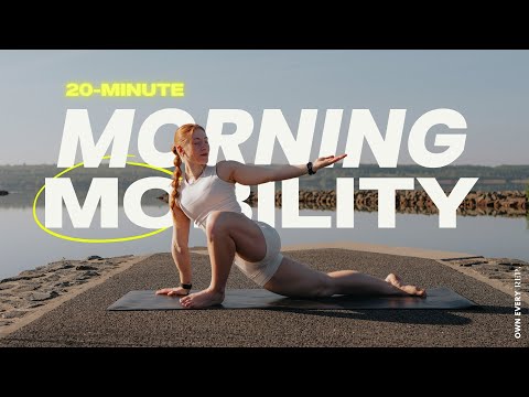 20 Min. Slow Morning Mobility | Lake-Side | No Equipment, Follow Along | Start Your Day Right