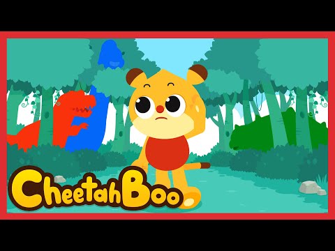 [🎉NEW] Let's play 'Dino hide-and-seek'! | Dinosaurs | Nursery rhymes & Kids Song | #Cheetahboo