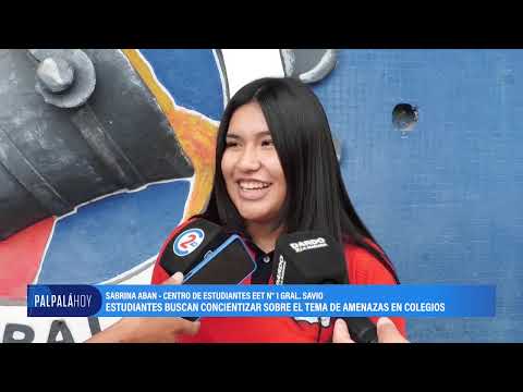 Tras las amenazas de tiroteo, alumnos de la Técnica de Palpalá previenen y concientizan