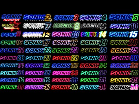 Todas las Películas de SONIC (SONIC 1 al SONIC 50) Saga Completa