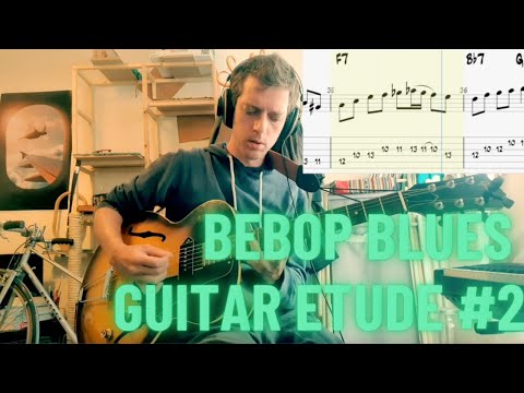 Bebop Blues Guitar Etude #2 with tab